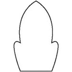 Customized Rocket Stock Shaped Paper Fans!
