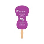 Custom Decorated Violin Stock Shaped Paper Fans!