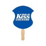 Custom Designed Badge Stock Shaped Paper Fans!