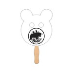 Custom Decorated Panda Bear Stock Shaped Paper Fans!