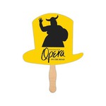 Custom Made Top Hat Stock Shaped Paper Fans!