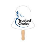 Custom Decorated Bell Stock Shaped Paper Fans!