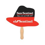 Custom Made Fedora Stock Shaped Paper Fans!