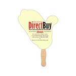 Personalized Mitten Stock Shaped Paper Fans!