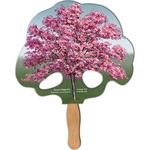 Custom Printed Tree Stock Shaped Paper Fans!