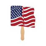 Customized Flag Cutout Stock Shaped Paper Fans!