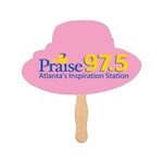 Customized Dress Hat Stock Shaped Paper Fans!