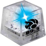 Personalized Blue Cool Gel Light Up Ice Cubes!