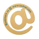 Square Brushed Gold Or Silvertone Steel Finished Bookmarks