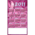 Custom Printed Breast Cancer Awareness Magnetic Calendars!