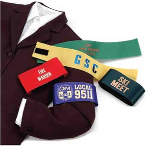 Budget Ribbon Armbands, Custom Imprinted With Your Logo!