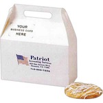 Personalized Business Card Slot Basic White Donut Boxes!