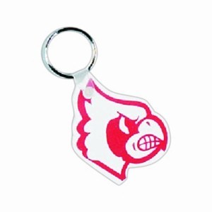 Cardinal Bird Shaped Keytags, Custom Decorated With Your Logo!