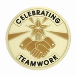 Custom Engraved Celebrate Teamwork Emblems and Seals!