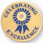 Custom Engraved Celebrating Excellence Emblems and Seals!