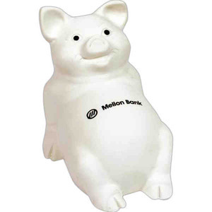 Ceramic Looking Piggy Banks, Custom Designed With Your Logo!