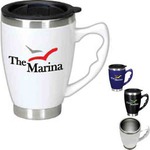 Custom Imprinted Ceramic Stainless Mugs!