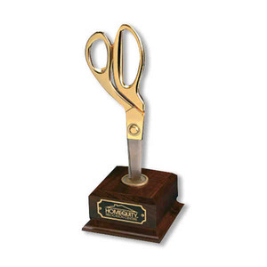 Ceremonial Scissors, Custom Imprinted With Your Logo!