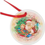 Personalized Christmas Tree Shaped Porcelain Ornaments!