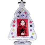 Custom Imprinted Christmas Tree Snow Globes