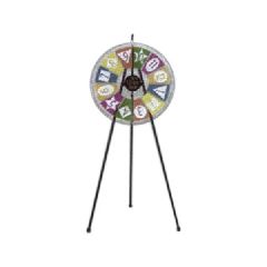 Clear Floor Model Prize Wheels, Custom Designed With Your Logo!
