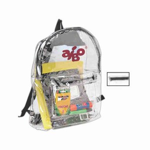 Clear Vinyl Backpacks, Personalized With Your Logo!