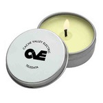 Custom Printed Travel Tin Candles!