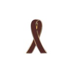 Custom Printed Awareness Ribbon Pins