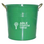 Custom Printed Colored Flower Pails!