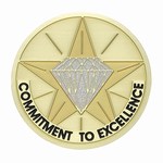 Custom Engraved Commitment to Excellence Emblems and Seals!