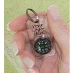 Custom Printed Compass Keychains!