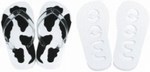 Cow Designed Flip Flops, Customized With Your Logo!
