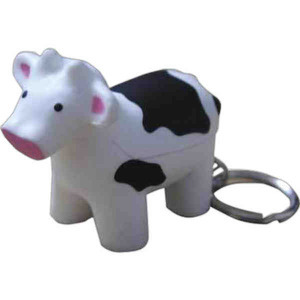 Cow Key Chains, Custom Printed With Your Logo!