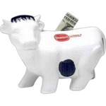 Custom Printed Cow Shaped Savings Banks!