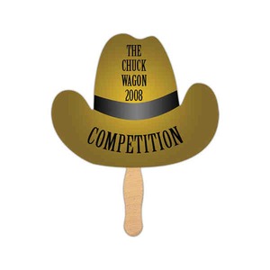 Cowboy Shaped Fans, Custom Designed With Your Logo!