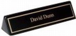 Customized Black Piano Desk Nameplate Holders!