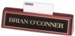 Custom Designed Rosewood Piano Desk Nameplate Holders!