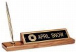 Custom Made Walnut Desk Nameplate Holders!