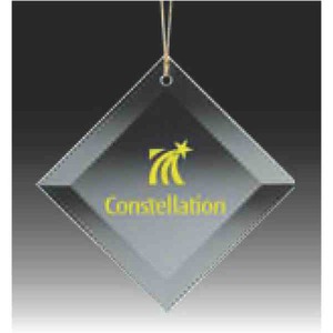 Diamond Shaped Ornaments, Custom Imprinted With Your Logo!