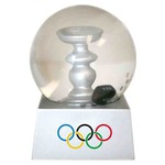 Customized Dice Toss Stock Shaped Stock Snow Globes!