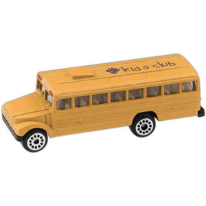 Die Cast School Buses, Custom Made With Your Logo!