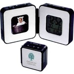 Custom Imprinted Digital Photo Frame Travel Alarm Clocks!