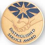 Custom Engraved Distinguished Service Award Emblems and Seals!