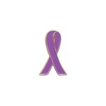 Custom Printed Awareness Ribbon Pins