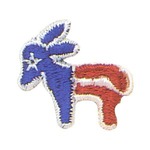 Custom Printed Donkey Shaped Applique!