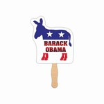 Custom Printed Donkey Shaped Hand Held Fan!