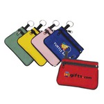 Custom Imprinted Double Zipper Coin Purses!