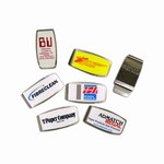 Custom Printed Dutch Clip Metal Logo!