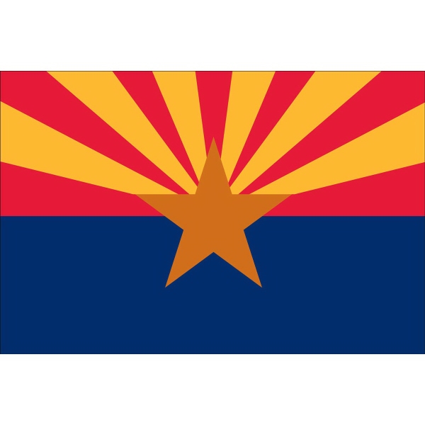 Custom Printed Arizona State Flags