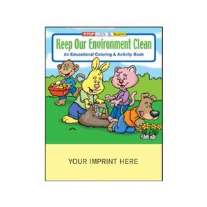 Earth Day Holiday Coloring Activity Books, Custom Printed With Your Logo!